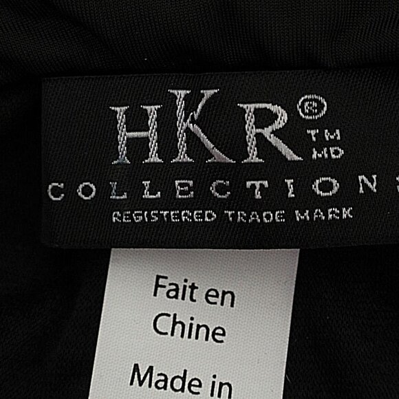 HKR $60 Sz S Black Ruched Silver Necklace Halter Poly Spandex Sexy Dress - Picture 5 of 6